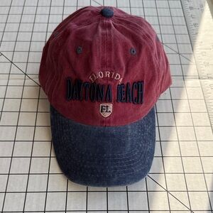 Vintage Daytona Beach Florida Dad Hat | Embroidered Souvenir Baseball Cap | Y2K